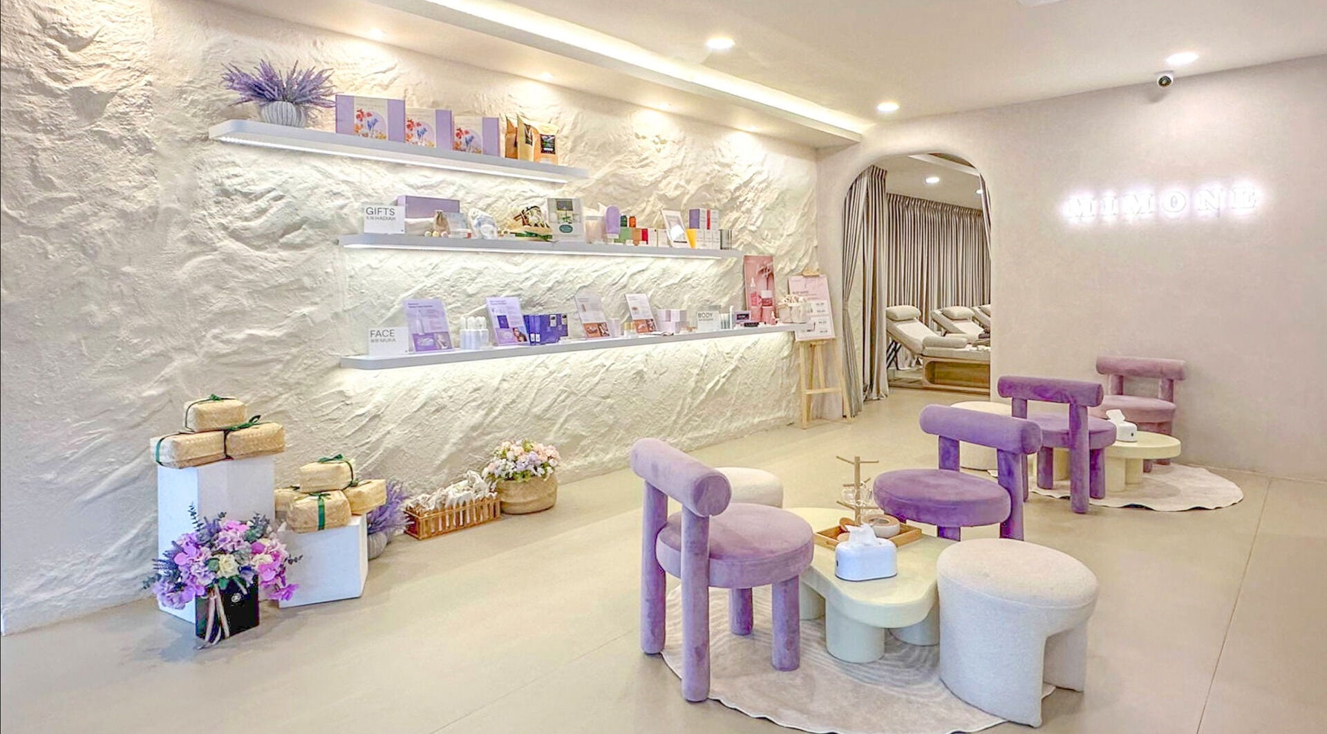 Elegant seating and decor at MIMONE Spa TTDI, Kuala Lumpur, Wilayah Persekutuan Kuala Lumpur, MY.