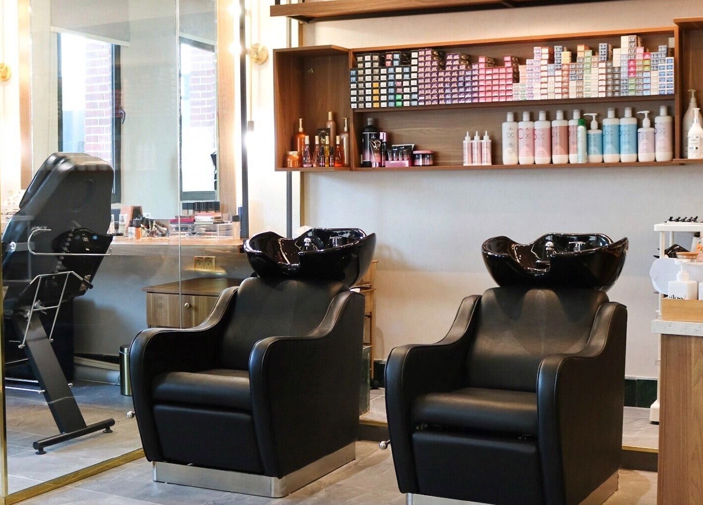 Chic hair wash stations at Gloss'd Beauty Lounge | Khobar in Al Khobar, Eastern Province, SA.