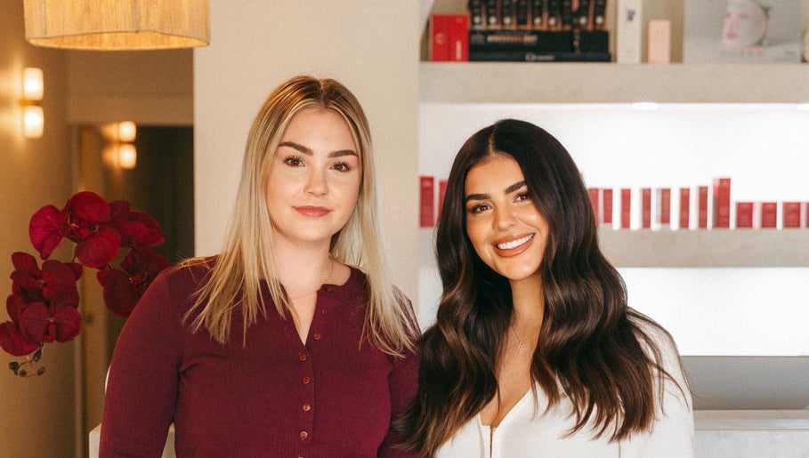 Two smiling women in The Key 2 Skin, Richmond, New South Wales, AU beauty venue.
