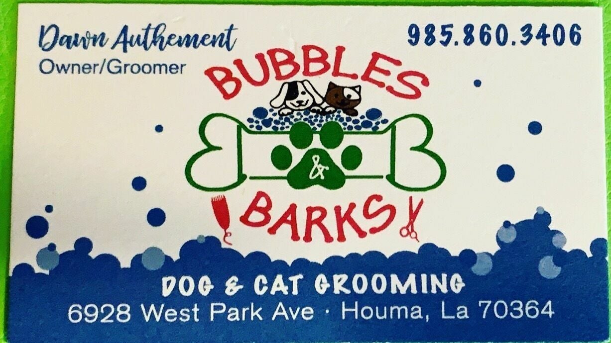 Bubbles & Barks LLC 6928 West Park Avenue Houma Fresha