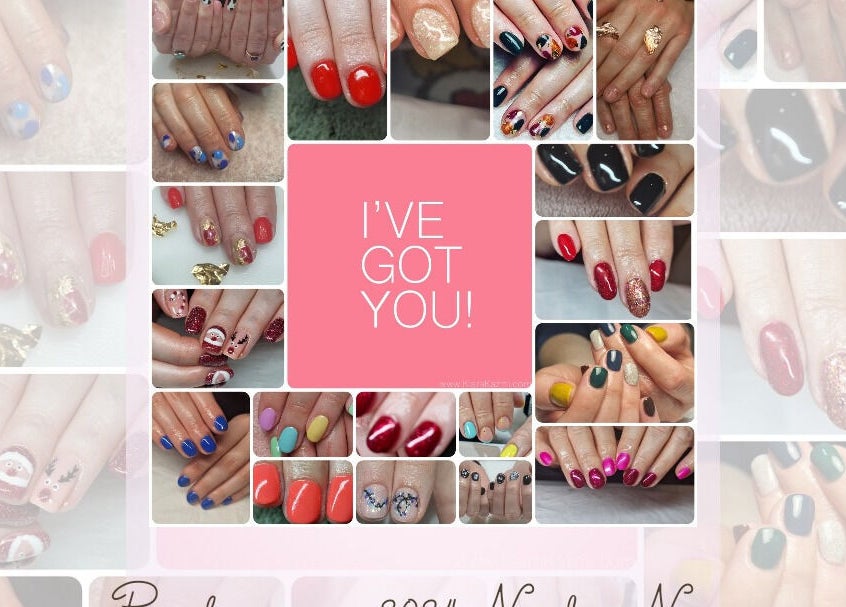 Diverse nail designs at Adore Beauty in Aberdeen, Scotland, GB. Vibrant polish and creative art showcased.