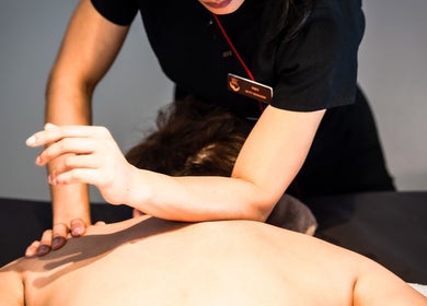 Professional massage therapy in progress at King Thai Therapy Knowle, located in Knowle, England, GB.