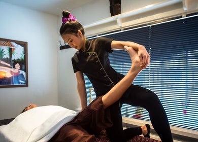 Experience authentic Thai massage at King Thai Therapy Knowle, Knowle, England, GB, for ultimate relaxation.