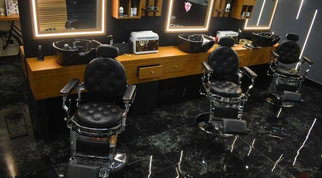 Elegant barber chairs at Spritz Gents Salon - Al Mazoon, Dubai, AE offering top-notch grooming services.