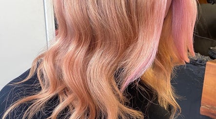 Stylish rosegold waves hairstyle at Colour Boutique, Christchurch, Canterbury Region, NZ.