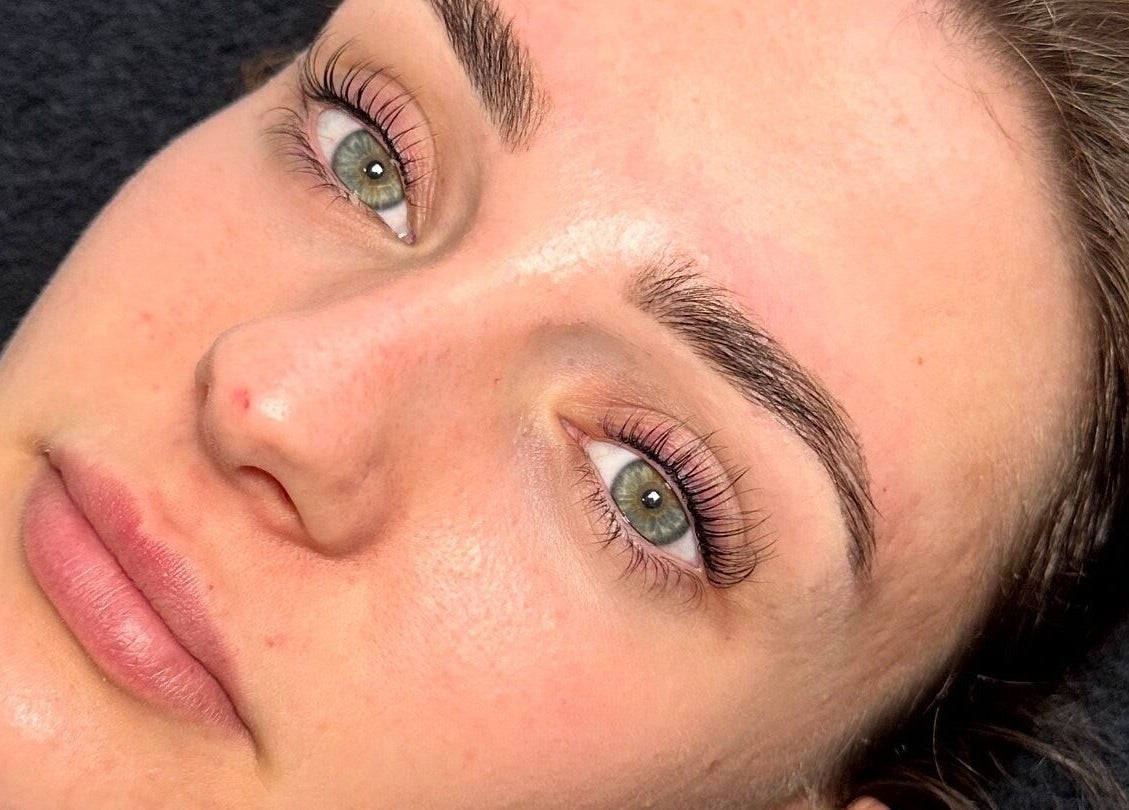 Beautifully styled lashes at Elegance Lash and Brow Studio, Falmouth, England, GB.