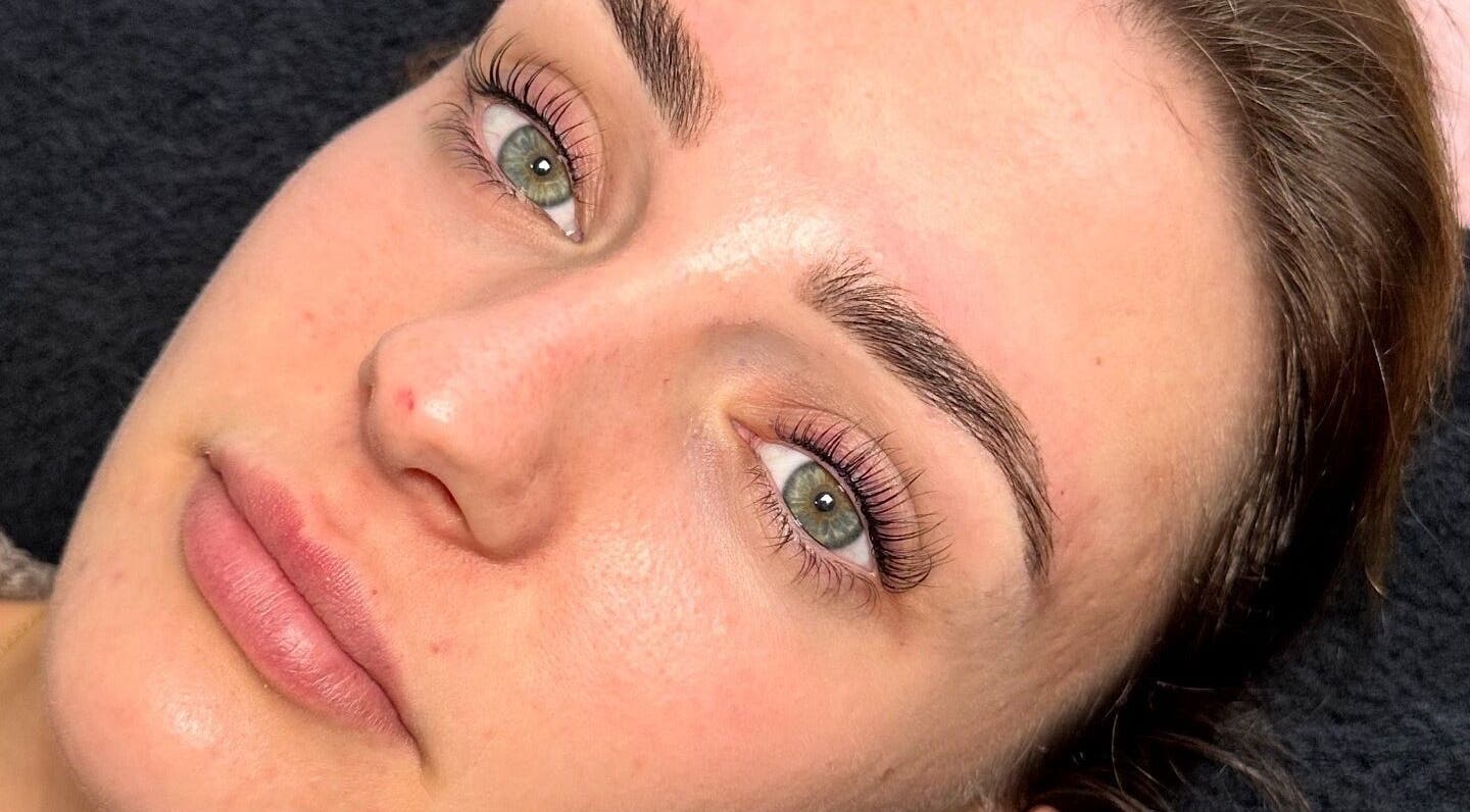 Beautifully styled lashes at Elegance Lash and Brow Studio, Falmouth, England, GB.