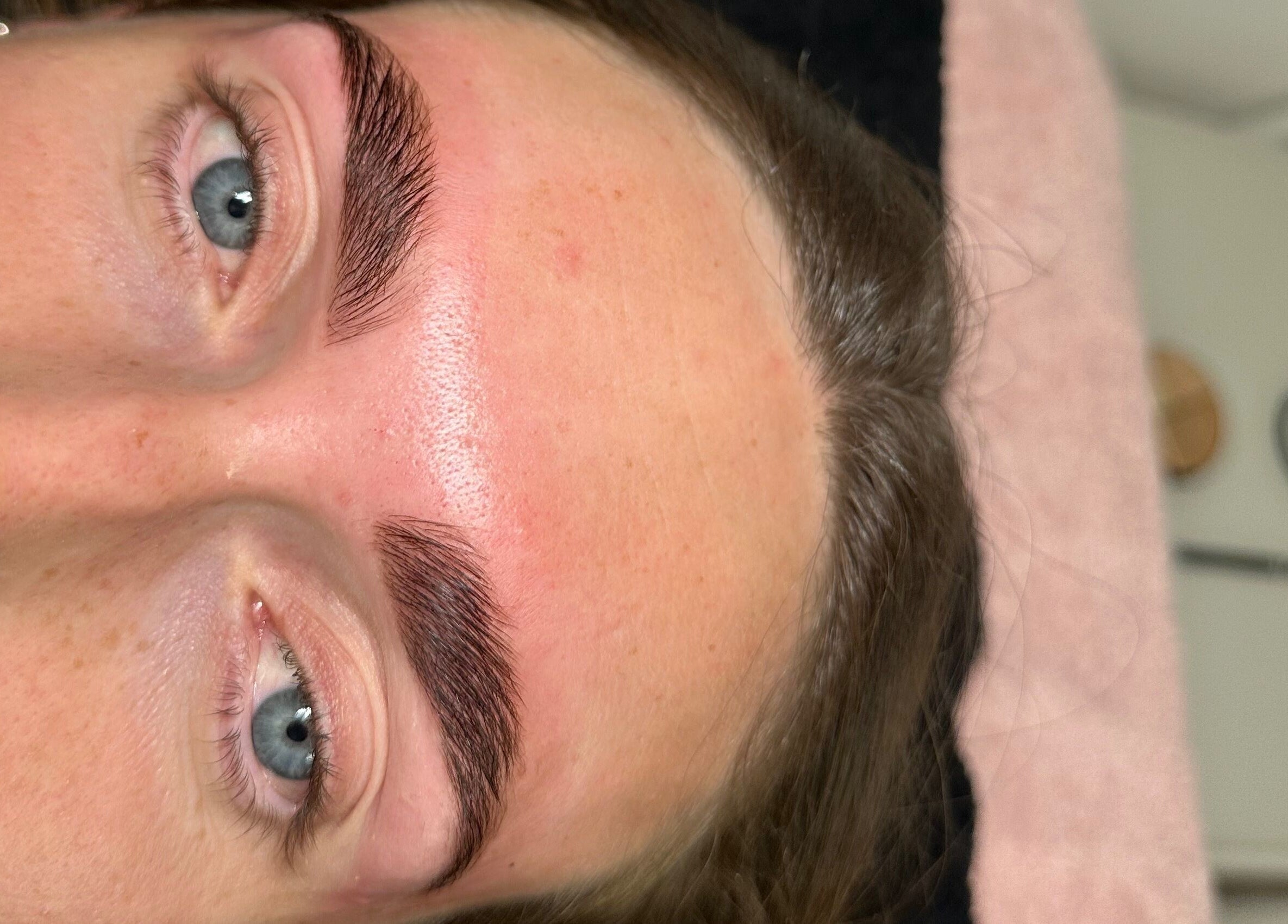 Expert brow treatment at Elegance Lash and Brow Studio, Falmouth, England, GB.