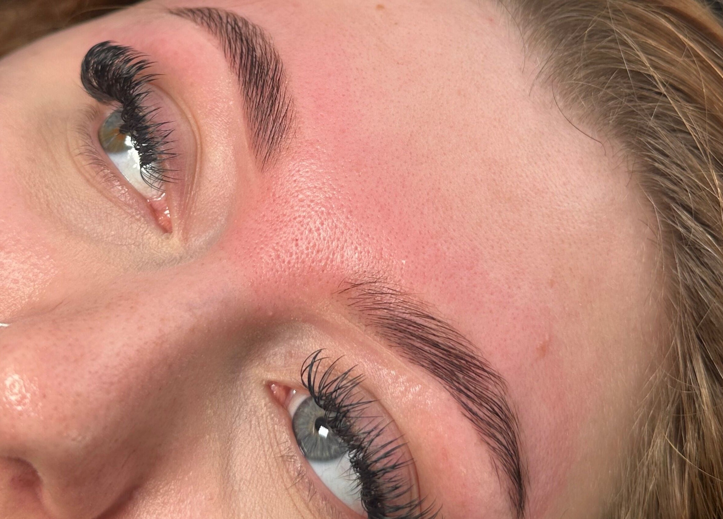 Expert lash and brow treatment at Elegance Lash and Brow Studio in Falmouth, England, GB.