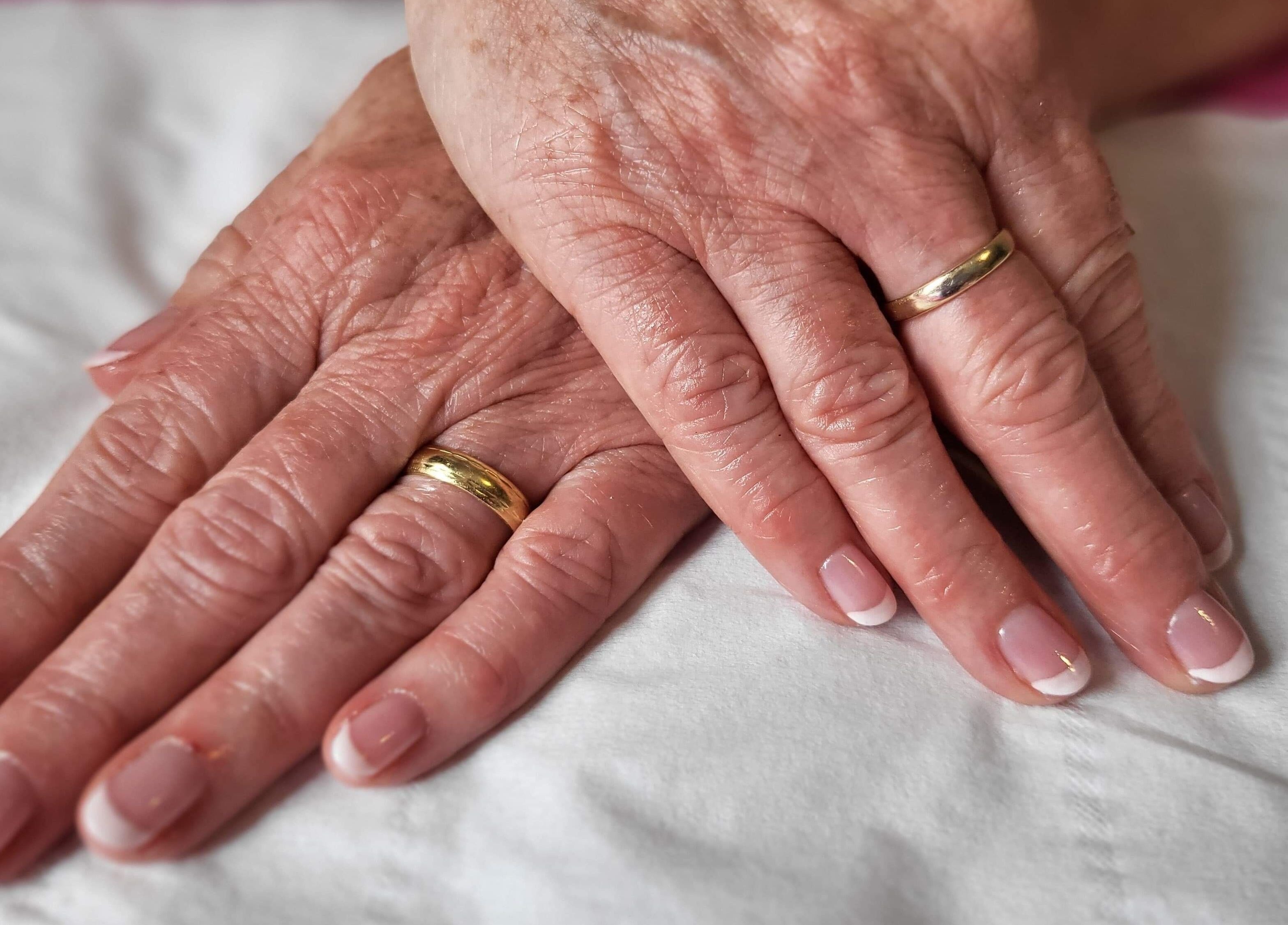 Elegant manicure at Beauty and Beyond in Greenock, Scotland, GB showcasing perfect nail care.