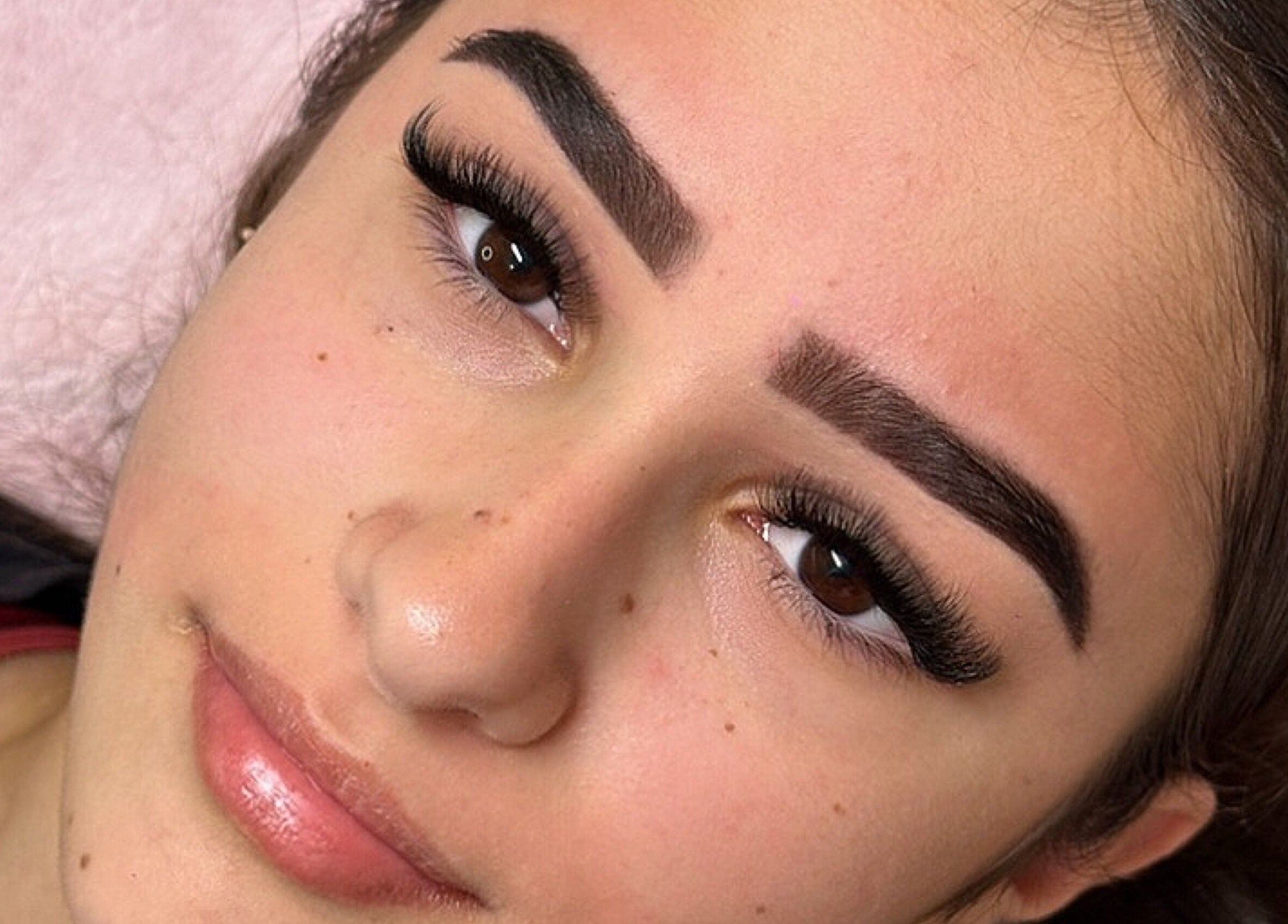 Professional eyebrow and eyelash style at Cheshmak Studio, Nollamara, Western Australia, AU.