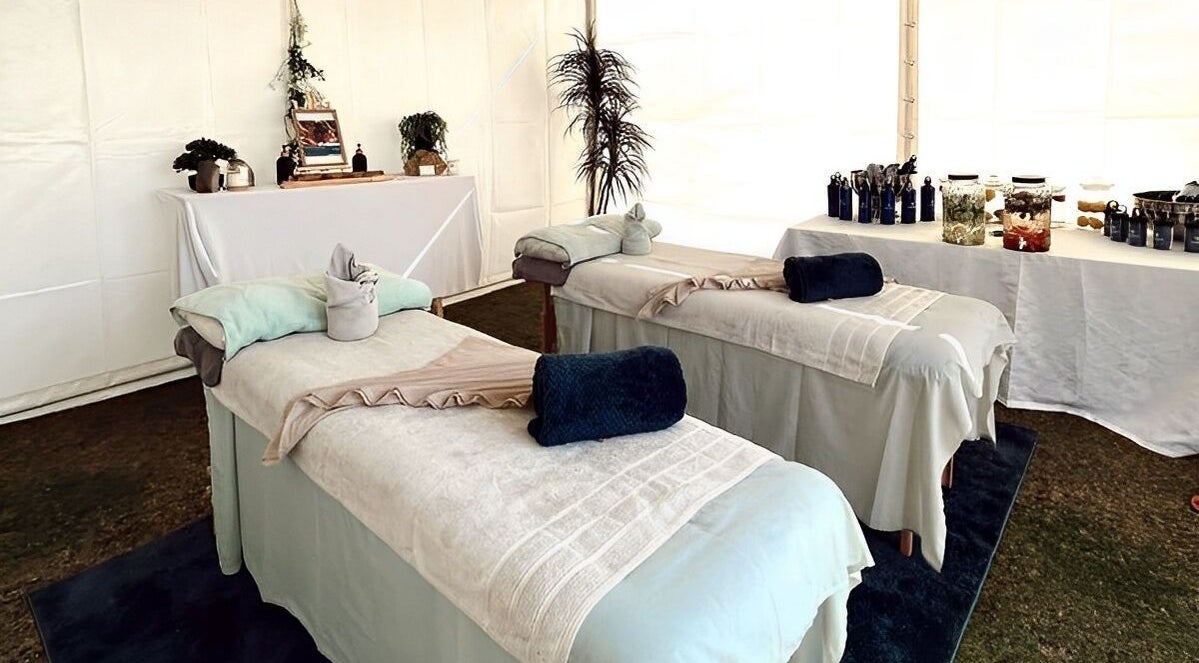 Massage tables at Always Upstairs Day Spa @ Emerald Resort and Casino, Vanderbijlpark, Gauteng, ZA.