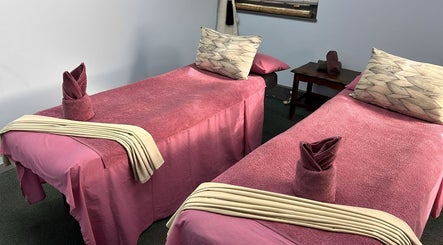 Cozy massage beds at Always Upstairs Day Spa @ Emerald Resort and Casino, Vanderbijlpark, Gauteng, ZA.