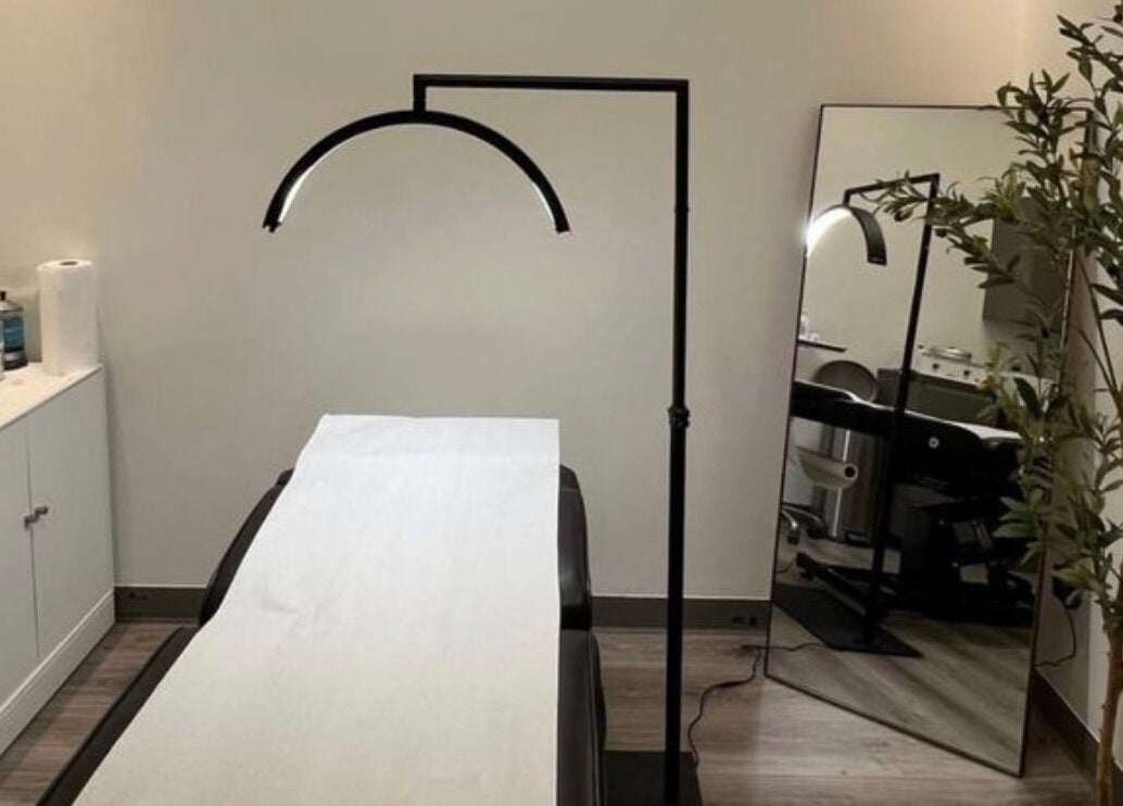 Tranquil treatment room at Limitless Beauty in Cape Town, Western Cape, ZA, showcasing a stylish interior.