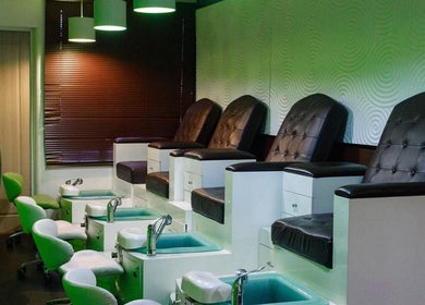 Luxury pedicure chairs at The J Spa & Skin Clinic Ltd, San Fernando, San Fernando City Corporation, TT.