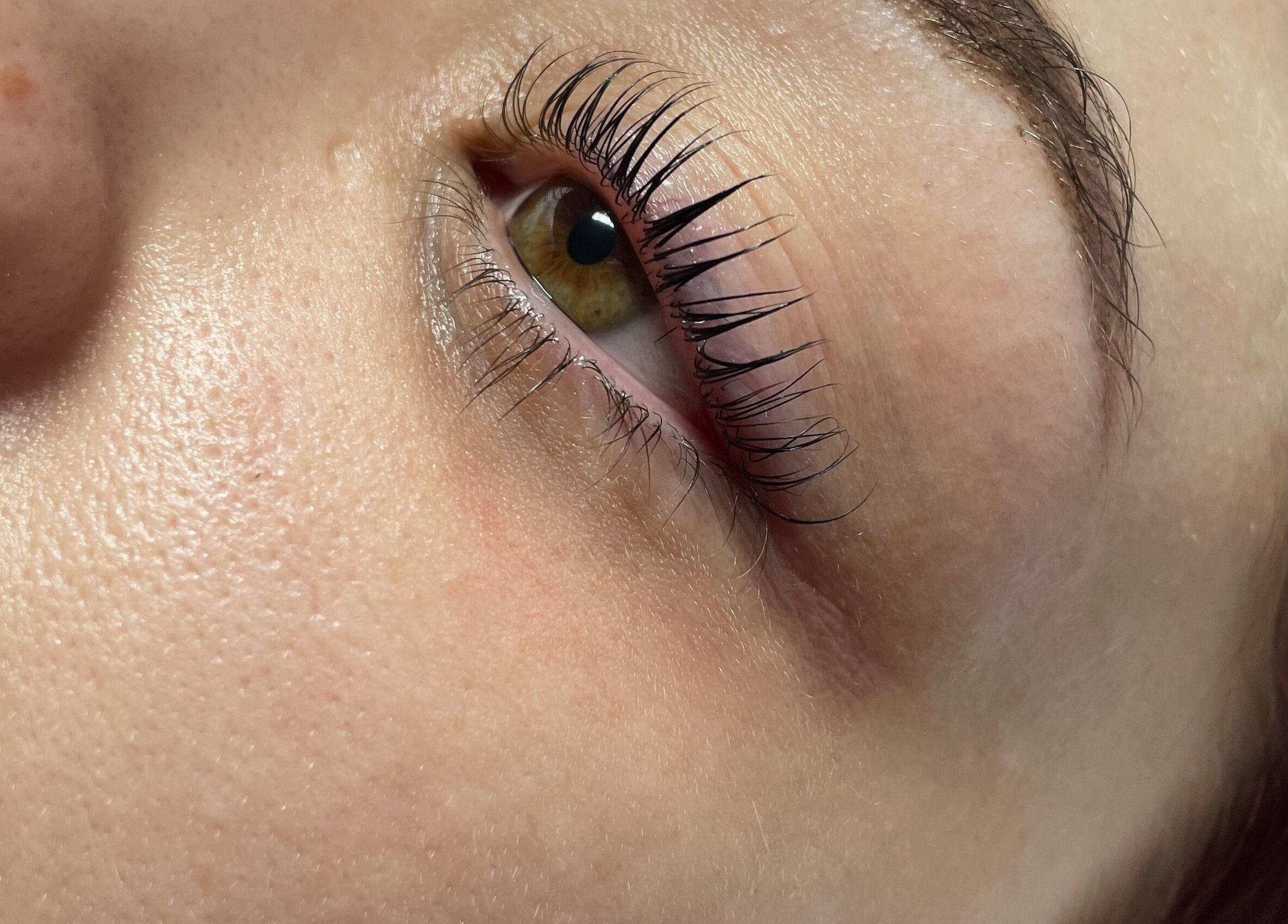 Beautifully extended eyelashes at The Glam and Glow Studio, Havant, England, GB, showcasing expert design.