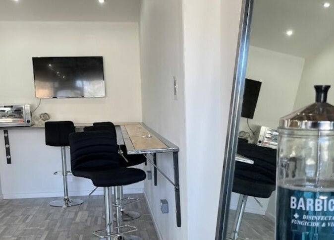 Freestyle - Long Crendon modern seating area with TV in Long Crendon, England, GB.