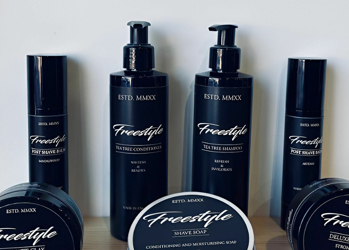 Freestyle - Long Crendon grooming products elegantly displayed in Long Crendon, England, GB.