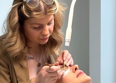 Lash application at By Séan - Lash & Brow Specialist, Dundee, Scotland, GB.