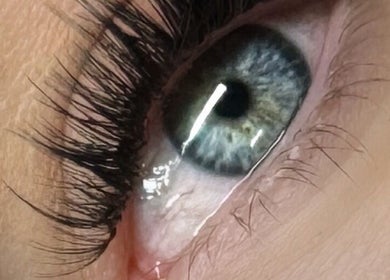 Close-up of stunning eyelashes at Hannah Coombs beauty, Brighton And Hove, England, GB.