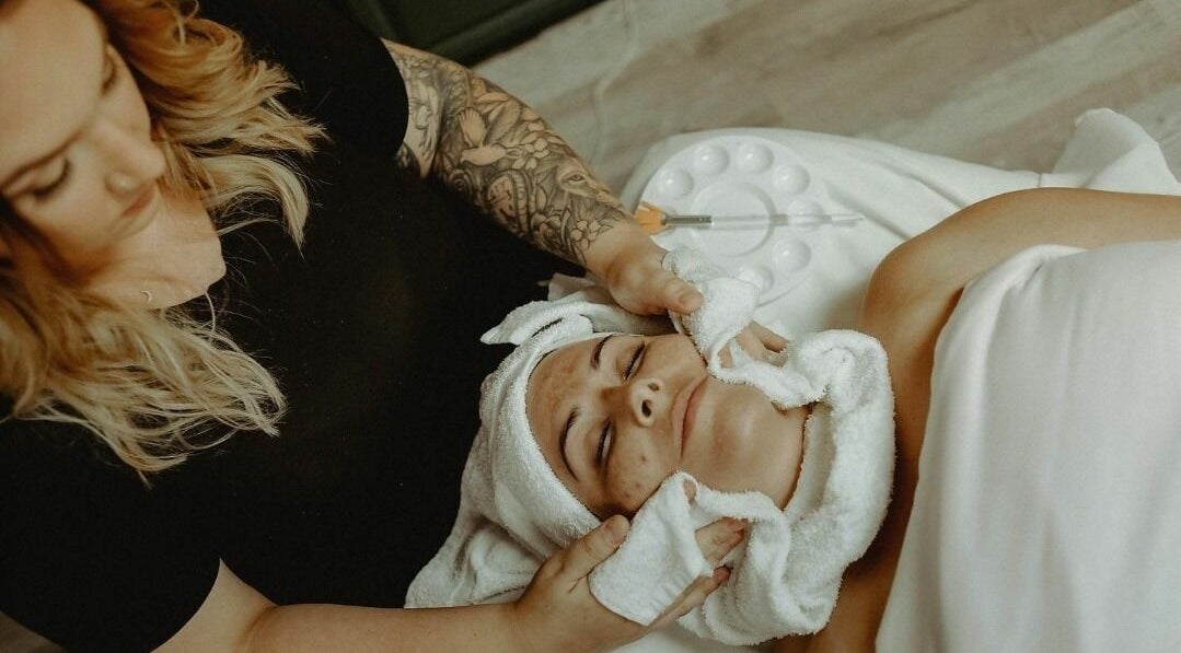 A calming facial at Glow Massage and Esthetics, Pottsville, Pennsylvania, US, enhancing relaxation and beauty.