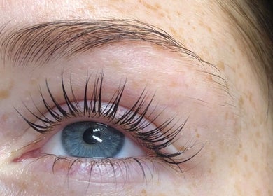 Stunning eyelash extensions at Beau.t, Horsham, England, GB, showcasing intricate lash detail.