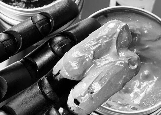 Body scrub and mask at Muka Concepts Jalan Green School, Sibang Kaja, Bali, ID, showcasing luxury skincare.