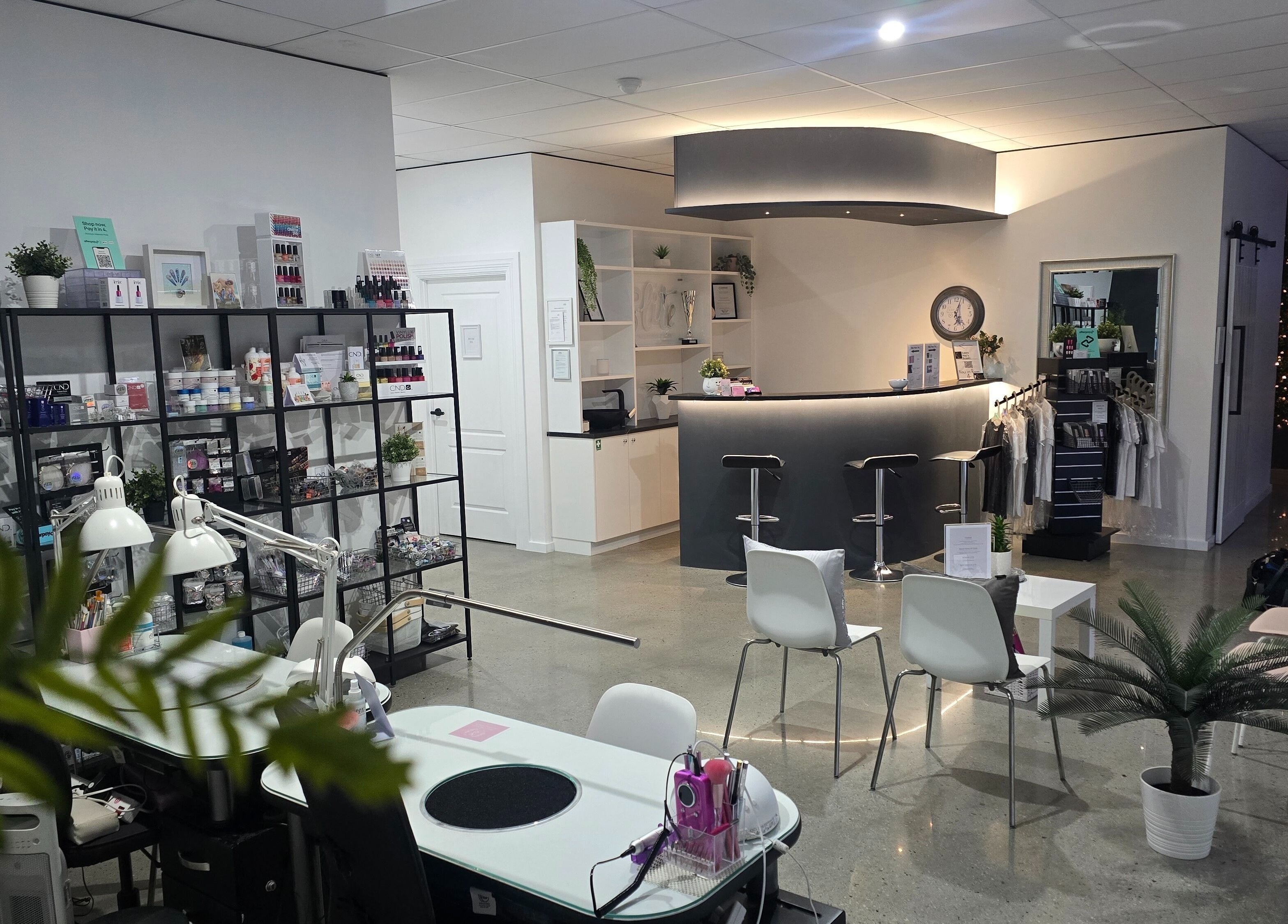 Elegant reception area at Elite Business Studios Pty Ltd in Joondalup, Western Australia, AU, showcasing modern design.