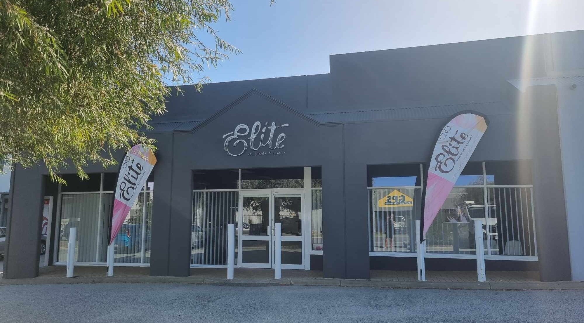 Front view of Elite Business Studios Pty Ltd at Joondalup, Western Australia, showcasing modern exterior design.