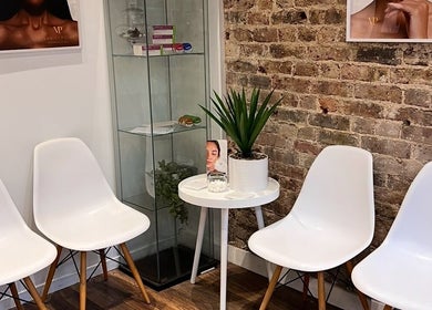 Modern waiting area at Vanity Point Aesthetics | Advanced Aesthetics Brighton, Brighton And Hove, England, GB.