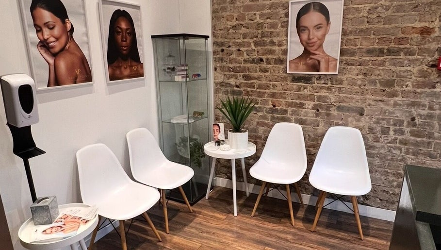 Chic waiting area at Vanity Point Aesthetics | Advanced Aesthetics Brighton, Brighton And Hove, England, GB.