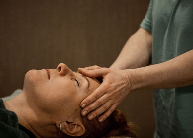 Relaxing head massage therapy at Zilda Holistic Therapies, Dunfermline, Scotland, GB. Experience tranquility and healing.
