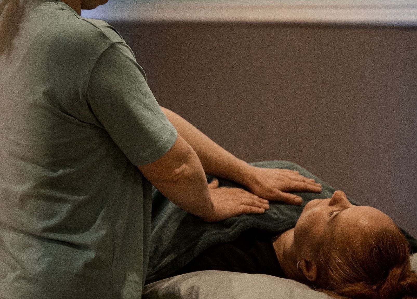 Reiki healing session at Zilda Holistic Therapies in Dunfermline, Scotland, GB, promoting relaxation and wellness.