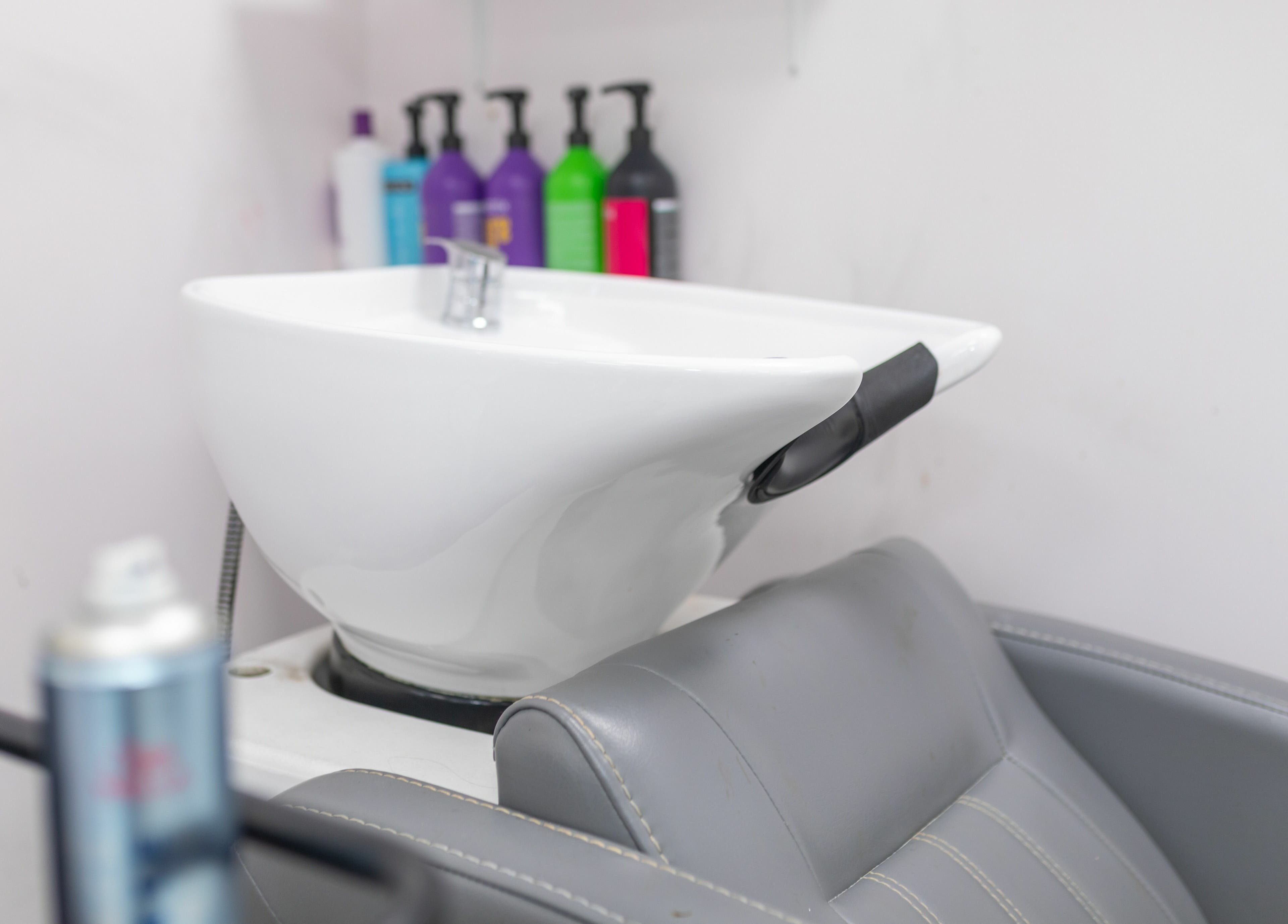 Comfortable wash station at Gemma Scout Hair Studio - Bexleyheath, located in Bexleyheath, England, GB.