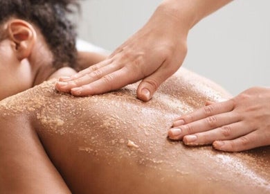 Relaxing body scrub at SPS101 - Hilton Bentley Miami Beach, Miami Beach, Florida, US.