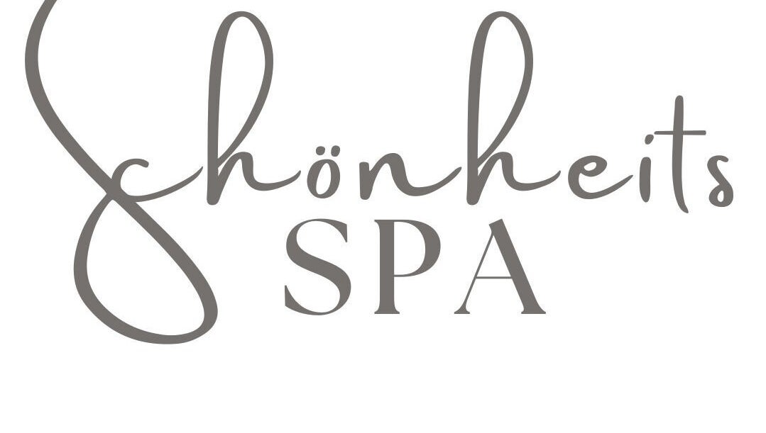Schönheits Spa logo in elegant script, Worcester, Western Cape, ZA.