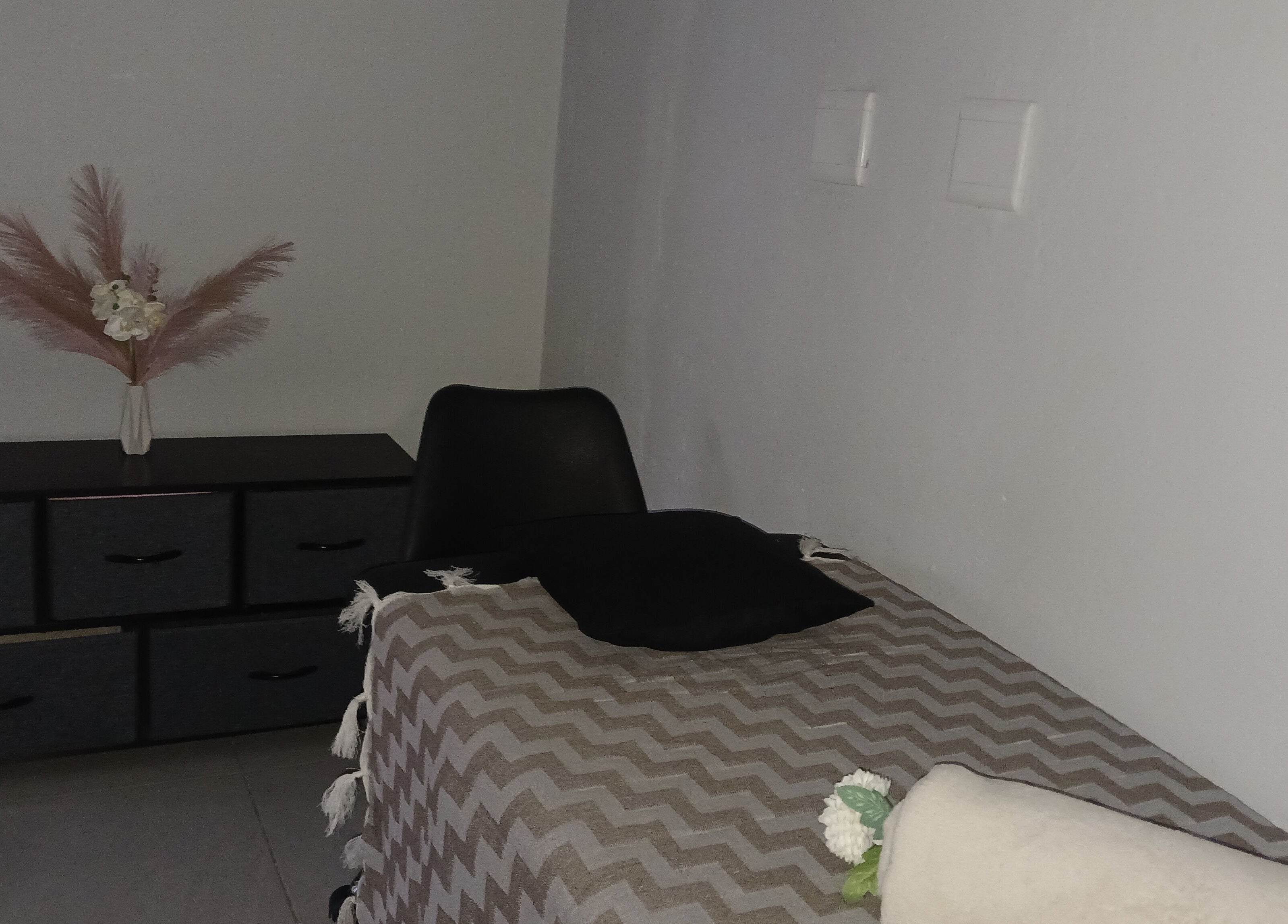 Relaxing massage room at Pampered and Polished by Tk, Midrand, Gauteng, ZA with calming decor.