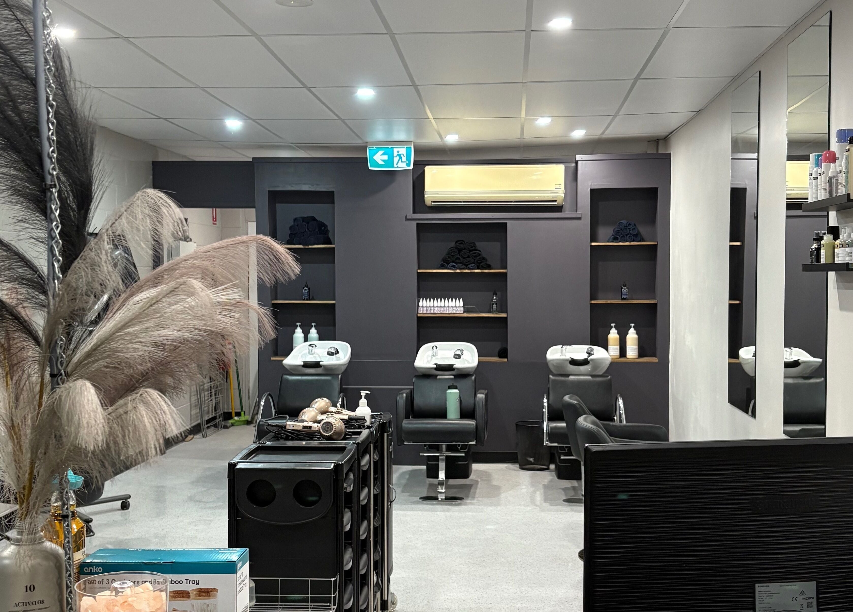 Chic wash stations at The Hair Collective - Arana Hills in Arana Hills, Queensland, AU.