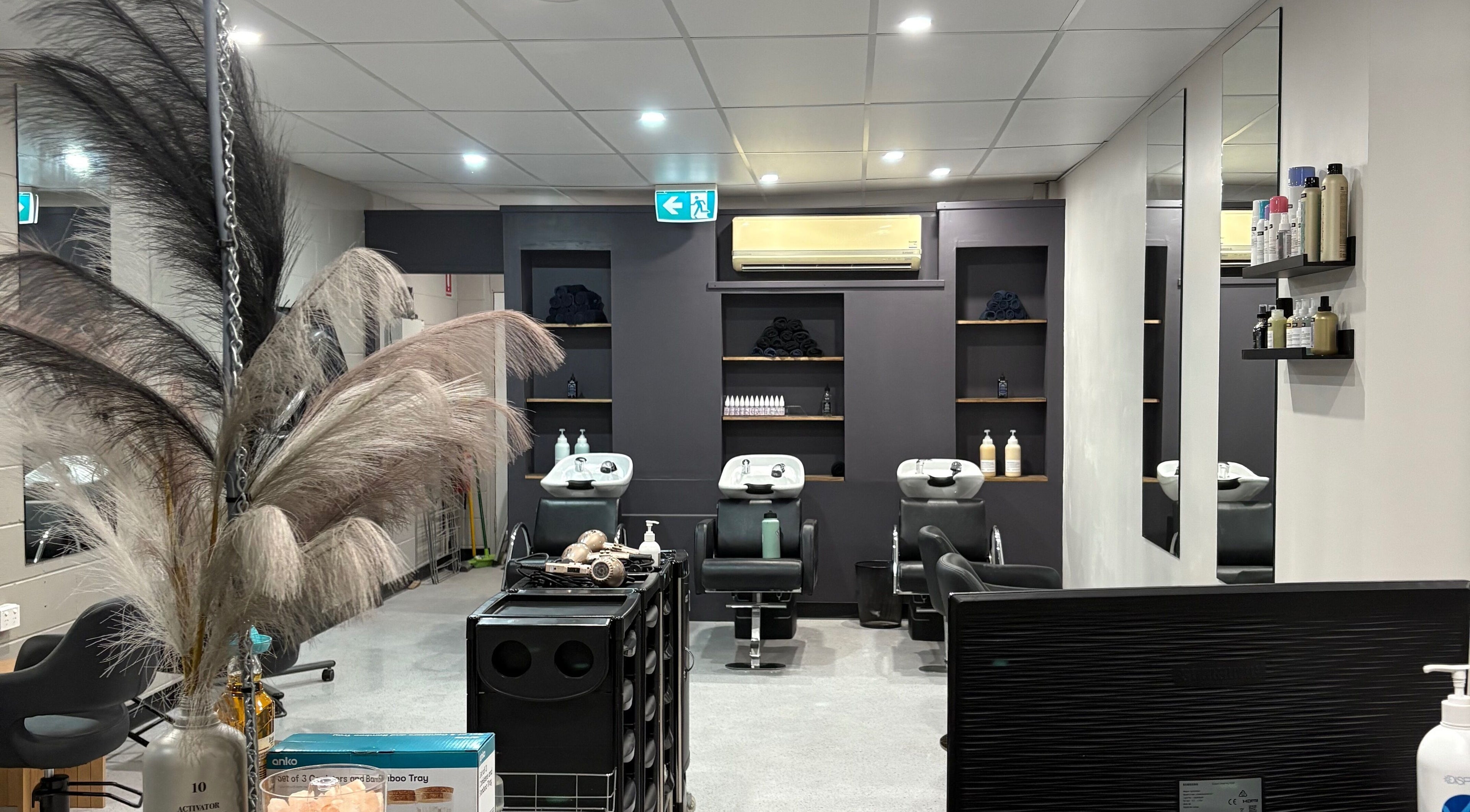 Chic wash stations at The Hair Collective - Arana Hills in Arana Hills, Queensland, AU.