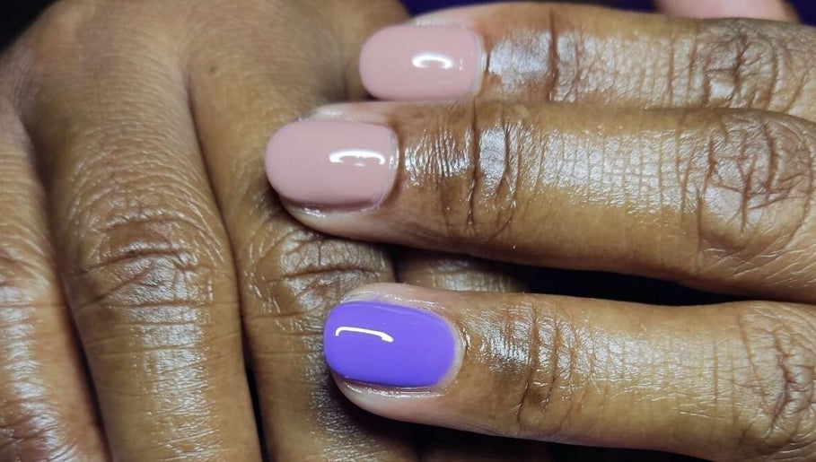 Vibrant nail art at The Doll Lab.Tt in Arouca, Tunapuna/Piarco Regional Corporation, TT.