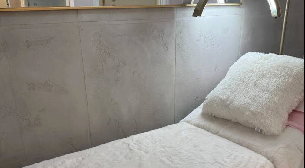 Plush treatment bed at The Lash Lounge Hereford, Hereford, England, GB. Perfect for relaxation and beauty treatments.