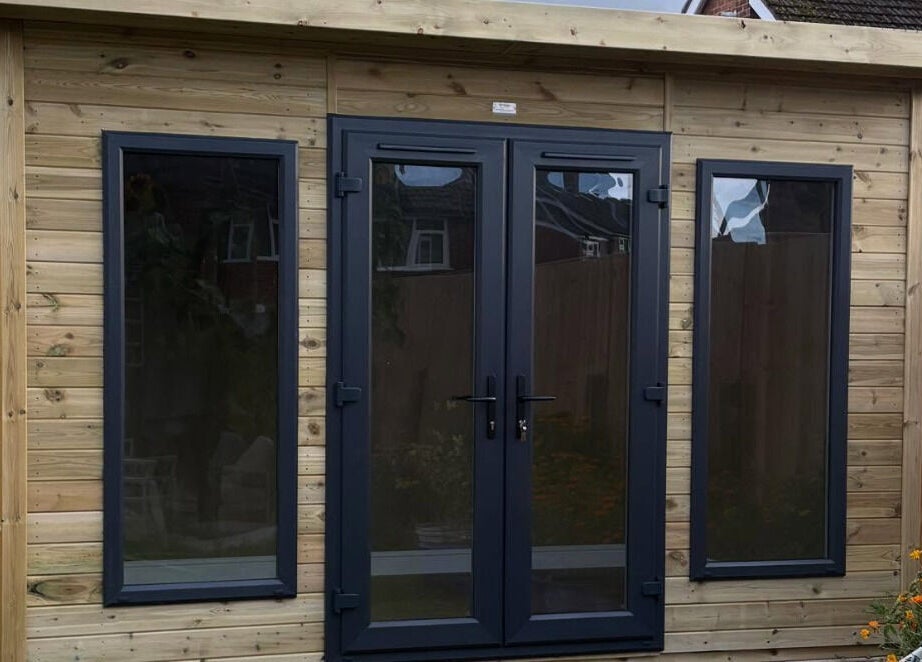 Elegant wooden spa cabin at Zoe Hobley Beauty, Northwich, England, GB. Perfect escape for relaxation.