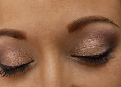 Elegant eye makeup at The Look Hair, Nails & Beauty Salon in Zabbar, MT, highlighting precision and style.