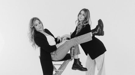 Stylish team at M&Co. Hair Studio, Milton, Ontario. Trendsetting beauty experts in casual elegance.