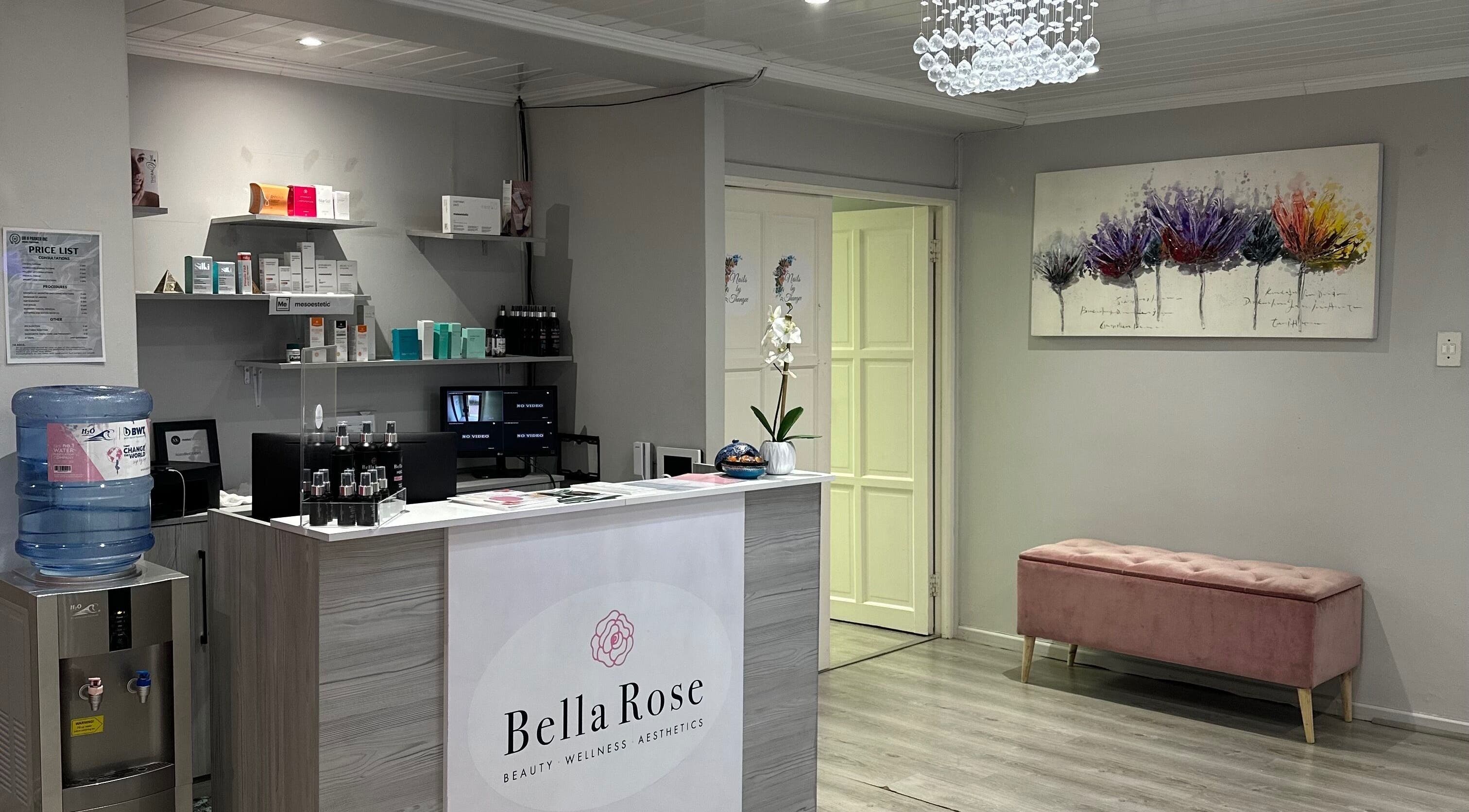 Reception area of Bella Rose, Cape Town, Western Cape, ZA with modern decor and welcoming ambiance.
