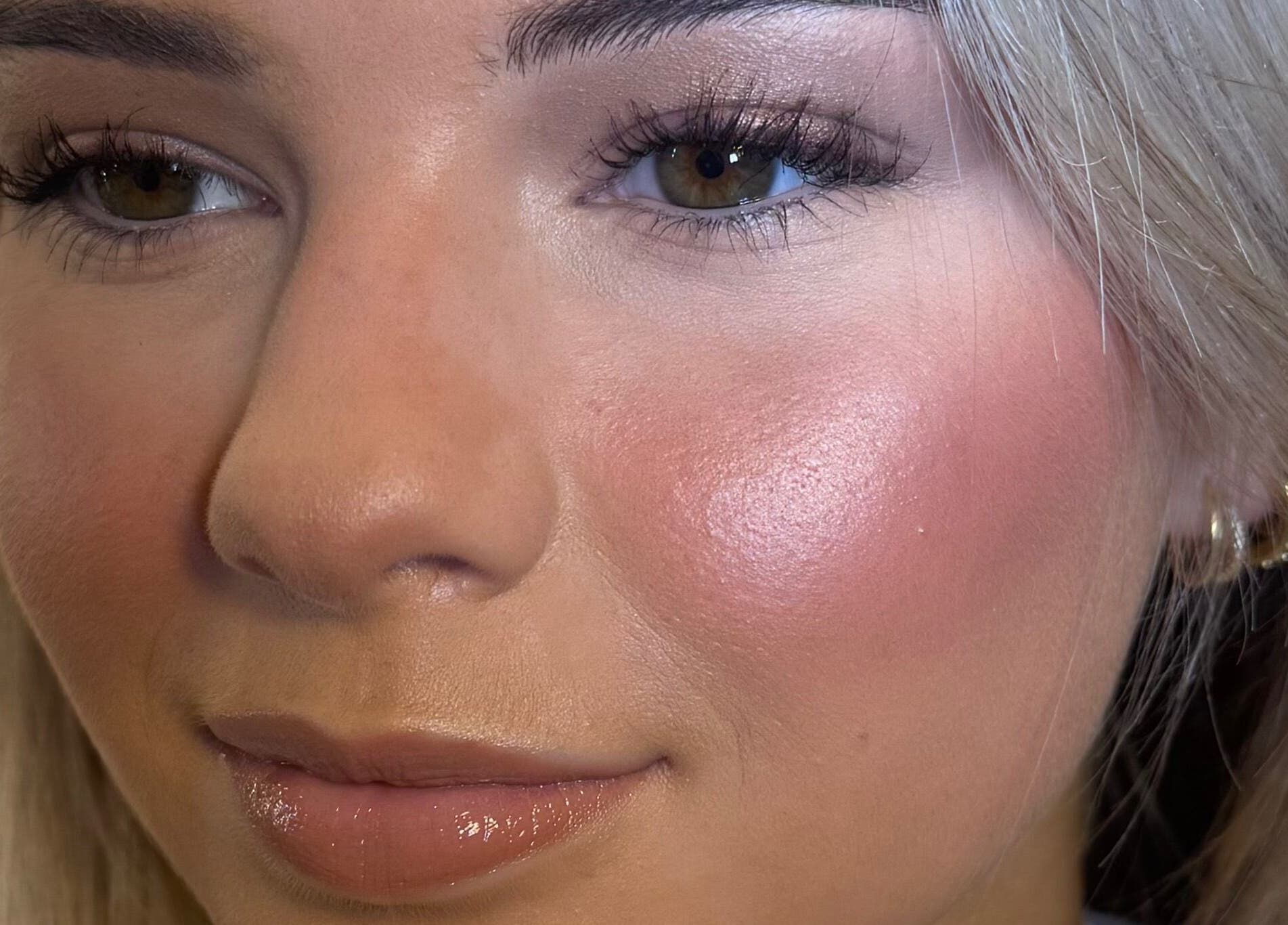 Glowing makeup look from Go and Glow Makeup, Kinross, Scotland, GB, highlighting natural beauty.