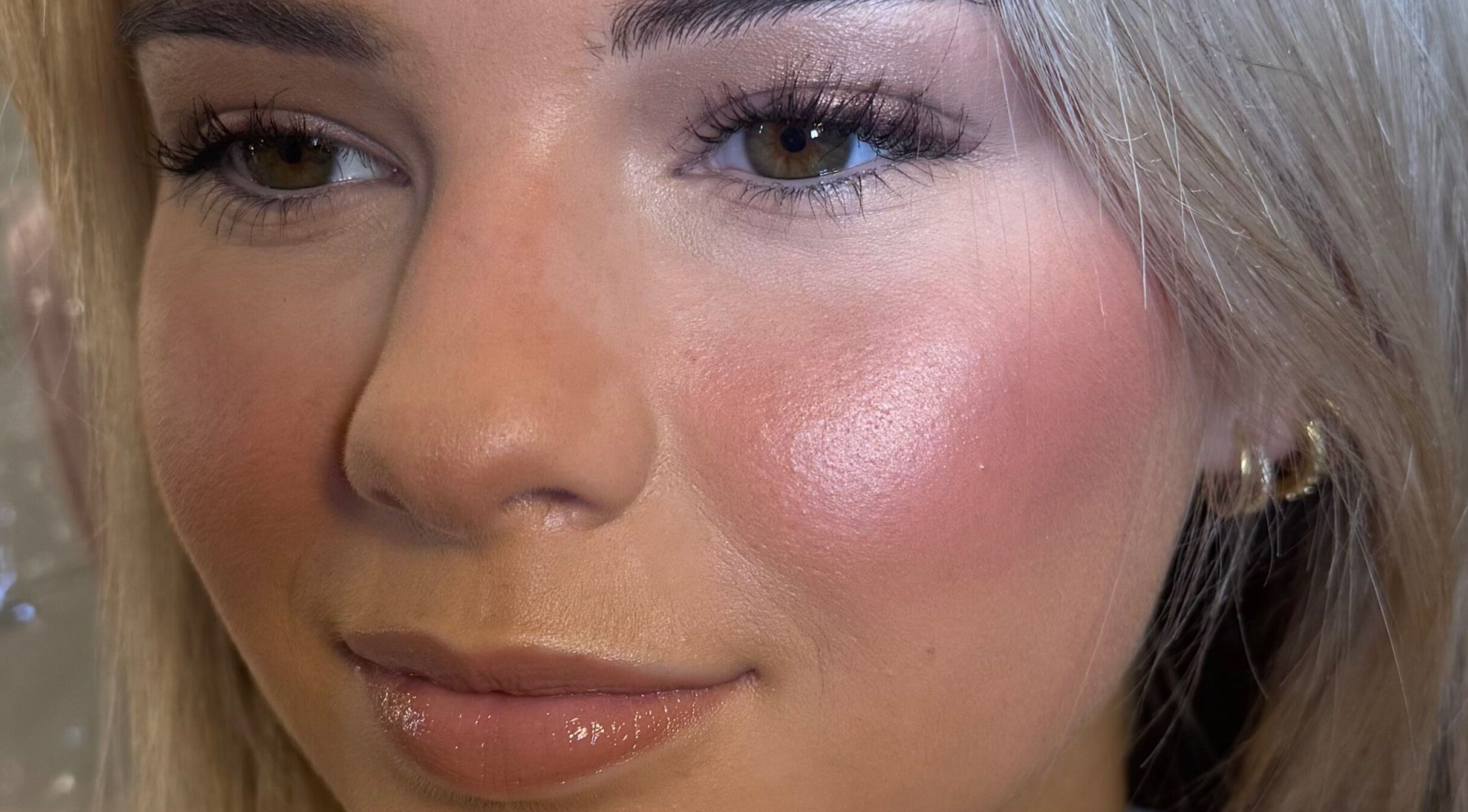 Glowing makeup look from Go and Glow Makeup, Kinross, Scotland, GB, highlighting natural beauty.