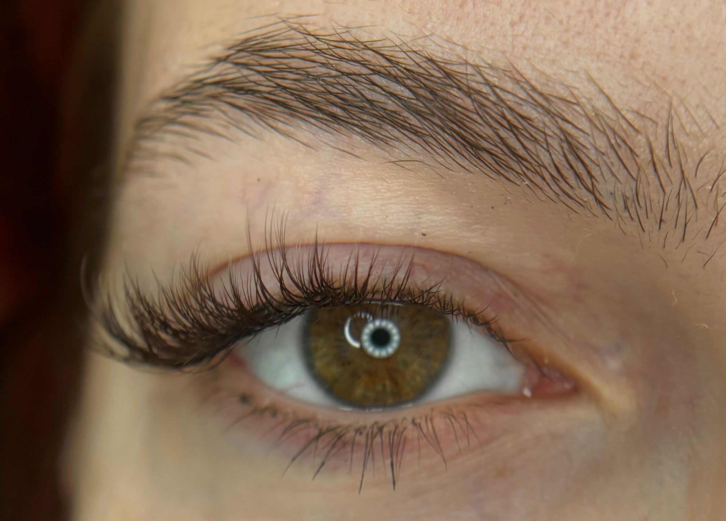 Close-up of beautiful lashes from Lashes by Molly in Warrington, GB.