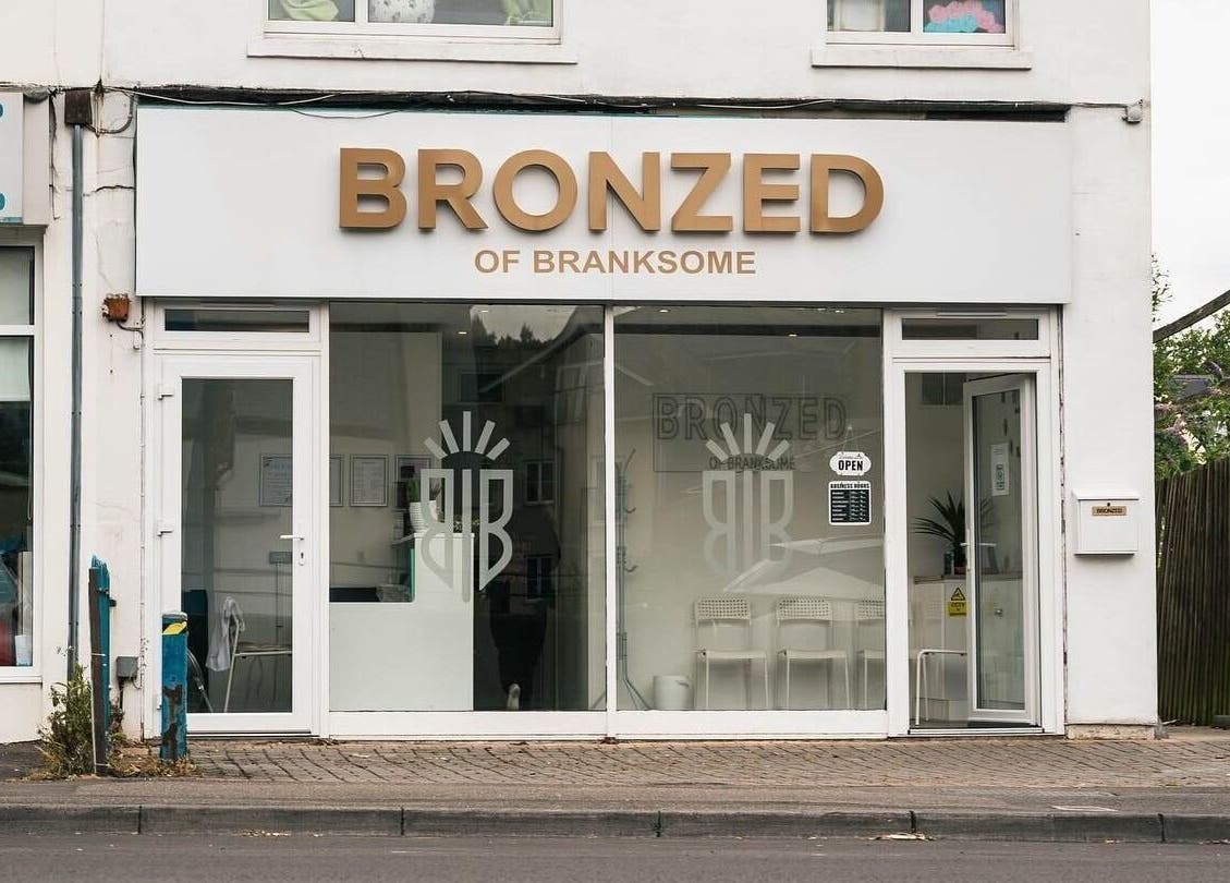 Exterior of Bronzed of Broadstone, inviting beauty venue in Poole, England, GB.