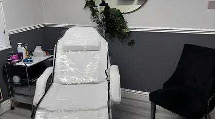 Relaxing treatment chair at Howden Skin Clinic in Howden, England, GB, surrounded by elegant decor.